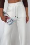 Women's Wide Leg High Waist Fleece Winter Sweatpants 3025 - 4