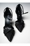 Black Jewelled Evening Dress Shoes - 2
