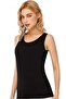 Women's Thick Strap Cotton Tank Top Set of 3 - 7