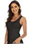 Women's Thick Strap Cotton Undershirt Set of 3 - 6