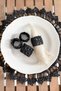 Paper Rope Napkin Ring Napkin Ring Set of 4 64 X 32 Black Jute - 2