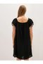 Lcw Dream Boat Neck Tassel Detailed Voile Fabric Women's Beach Dress - 3