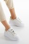 White Women's Skin Stoned Laced Orthopedic Sports - 3