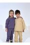 Purple Oversize Three Thread Seasonal Children's Tracksuit Set (WITHOUT HARD) - 5