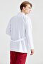 Shirt Collar Jacket Oversize White Men's Doctor Teacher Lab Coat - 4