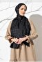 Jacquard Silky - Houndstooth Patterned Shawl - 3