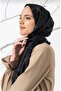 Jacquard Silky - Houndstooth Patterned Shawl - 2