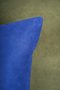 2-Piece Premium Velvet Textured Suede Cushion Cover Navy Blue (45X45) - 4