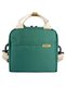 Waterproof Thermal Shoulder Bag Meal Carrying Bag Supplementary Food Lunchbox Green - 3