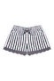 Cotton Cuffed Lace Pajama Shorts for Women