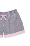 Cotton Cuffed Lace Pajama Shorts for Women - 2