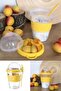 Yogurt Container with Spoon and Fruit Compartment Muesli Container 600 Ml - 20.28 Oz - 3
