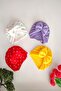 Baby Girl Colorful Patterned 4-Piece Bonnet Set - 3
