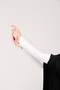 Lycra Non-Slip Rescue 1 Pair of Hijab Sleeves White - 2