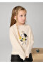Girl's Embroidered Sweater Cream - 2