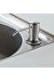 Built-In Liquid Soap Dispenser Nickel Color Compatible with Kitchen Sinks and Bathroom Sinks Imported 5 Years Warranty 500ml - 6