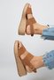 Liliana Genuine Leather Women's Tan Espadrille Sandals - 2
