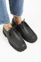Taral Women's Genuine Leather Cornered Lace-up Black Shoes - 3