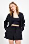 Black Casual Women's Shirt - 2