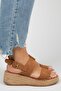 Liliana Genuine Leather Women's Tan Espadrille Sandals - 4