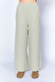 Olive Relaxed Fit Muslin Loose Slit Trousers| Mks667009-01 - 4