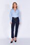 Blue Lycra Cotton Women's Shirt| MKS166847-01 - 6