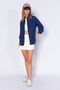 Women's Relaxed Fit 100% Cotton Poplin Shirt |   Navy Blue Mks 163867 -01 - 6