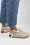 Holly Furry Women's Genuine Leather Furry Genuine Leather Belt Buckle Light Beige Sandals - 6