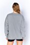 Gray Knitted Sweatshirt - Antique/Pale Effect, L Shape Addition100278852-8852 - 5