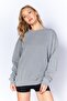 Gray Knitted Sweatshirt - Antique/Pale Effect, L Shape Addition100278852-8852 - 2