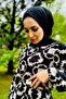 Shawl Black Imported Sandy Fabric Ready-To-Wear Shawl with Snap Fasteners Syr006