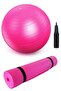 55 Cm Pilates Ball And 7mm Pilates Cushion Exercise Set Pilates Set Yoga Set