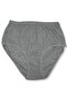 Women's Gray Pack Cotton Ribbed Bato Panties 10-Pack