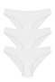 Cotton Bikini Model Panties 3-Pack