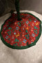 Christmas Pine Tree Foot Cover Washable Fabric with Velcro 65x65 - 2
