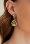 Women's Radiante Yellow Model Zircon Stone Silver Evening Dress Dangle Wedding Engagement Party Prom Daily Earrings - 5