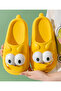 Unisex Summer Slippers with Tongue Sticking Out and Bulging Eyes, Cute Dog HELELELE Eva Slippers - 2