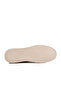 10206 White Lace-Up Genuine Leather Men's Sneakers - 5
