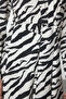 Siyah Zebra Desenli Dokuma Gofre Gömlek TCTSS24TG00069 - 4