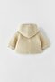 Girl's Faux Wool Hooded Jacket - 2