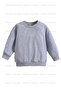 Unprinted 3-Pack Unisex Navy Blue-Red-Grey Crew Neck Children's School Sweatshirt with Fleece Inside - 2