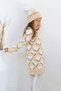 Girl's Sweater Beret and Neck Collar Knitwear Dress Set of 3 - 2