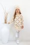 Girl's Sweater Beret and Neck Collar Knitwear Dress Set of 3 - 6