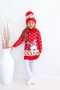 Girl's Sweater Beret and Neck Collar Knitwear Dress Set of 3 - 6