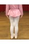 White Back Striped Adult and Children's Ballet Socks - 2