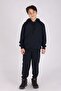 kangaroo-pocket hooded 2ip boy's bottom-top track suit 5-16 years