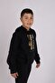 ROBOTIC BEAR PRINT DETAILED HOODED KANGAROO POCKET BOTTOM TOP BOY Tracksuit SET - 5
