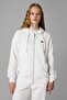 Zippered Hooded Women's Sweat Ef171-Of - 4