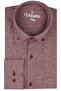 Men's Burgundy Winter Flat Pocket Wide Cut Shirt - 3