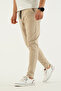 Men's Stone Color Breathable Lycra Stretchy Fabric Skinny and Ankle Leg Jogger Pants - 6